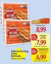 Atacadão Seara - salsicha hot dog oferta