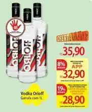 Atacadão Orloff - garrafa com oferta