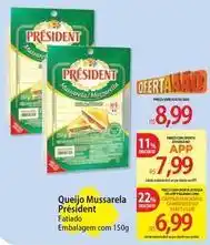 Atacadão President - queijo mussarela oferta