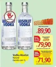 Atacadão Absolut - vodka oferta