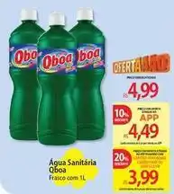 Atacadão Qboa - água sanitária oferta
