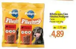 Atacadão Pedigree - bifinho para cães oferta
