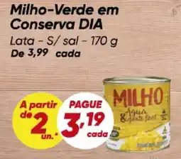 Dia Milho-Verde em Conserva Dia oferta