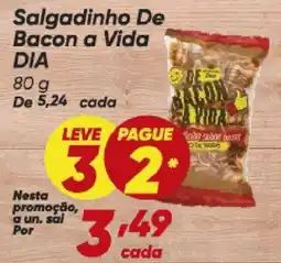 Dia Salgadinho de bacon a vida oferta