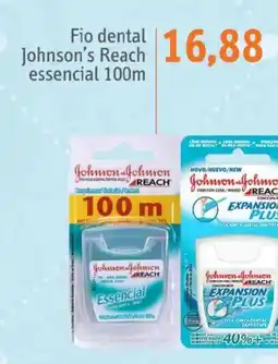 Sonda Fio dental Johnson's Reach essencial 100m oferta
