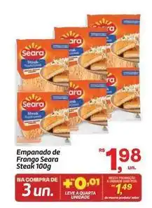 Fort Atacadista Seara - empanado de frango steak oferta