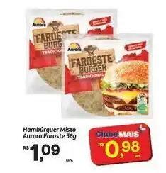 Fort Atacadista Aurora - hambúrguer faroeste oferta