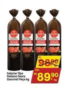 Fort Atacadista Seara - salame tipo italiano gourmet peca oferta