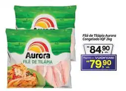 Fort Atacadista Aurora - filé de tilápia congelado oferta