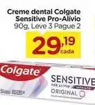 Colgate - creme dental sensitive pro-alivio