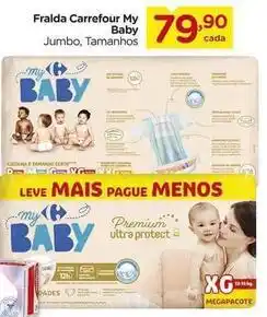Carrefour Carrefour - fralda my baby oferta