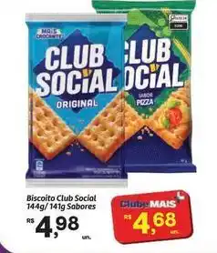 Fort Atacadista Crocante - biscoito club social oferta