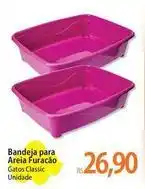 Atacadão Classic - bandeja para areia furacao oferta