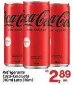 Fort Atacadista Coca-cola - refrigerante lata 310ml lata 310ml oferta