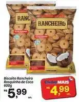 Fort Atacadista Rancheiro - biscoito rosquinha de coco oferta