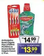 Fort Atacadista Colgate - antisséptico bucal plax oferta