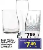Fort Atacadista Copo whisky 280ml/330ml ou cerveja 330ml lav oferta