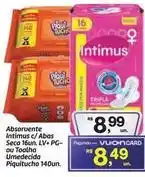 Fort Atacadista Intimus - absorvente oferta