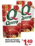 Fort Atacadista Quero - molho de tomate pouch oferta