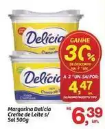 Fort Atacadista Delícia - margarina creme de leite s/sal oferta