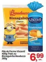 Fort Atacadista Bauducco - pão de forma visconti bisnaguinha oferta