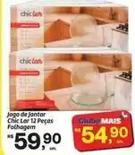 Fort Atacadista Chic - jogo de jantar folhagem oferta