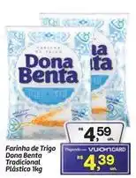 Fort Atacadista Dona benta - farinha de trigo tradicional plástico oferta