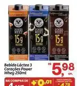 Fort Atacadista Power - bebida láctea 3 corações oferta