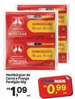 Fort Atacadista Montana - hambúrguer de carne e frango oferta