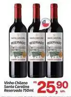 Fort Atacadista Santa carolina - vinho chileno oferta