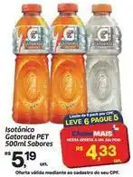 Fort Atacadista Gatorade - isotônico pet oferta