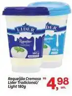 Fort Atacadista Lider - requeijão cremoso tradicional/light oferta