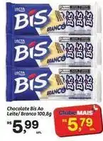 Fort Atacadista Lacta - chocolate bis ao leite/ branco oferta