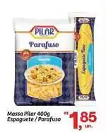 Fort Atacadista Pilar - massa 400g espaguete/ parafuso oferta