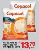 Fort Atacadista Copacol - filé de peito de frango em bifees iqf 800g oferta