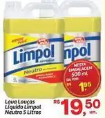 Fort Atacadista Mais - lava louças líquido neutro 5 litros oferta