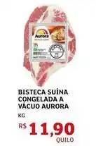 Assaí Atacadista Aurora - bisteca suína congelada a vacuo oferta