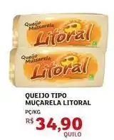 Assaí Atacadista Litoral - queijo tipo muçarela oferta