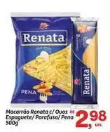 Fort Atacadista Renata - macarrão c/ovos espaguete/parafuso/pena oferta