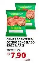 Assaí Atacadista Maris - camarão inteiro cozido congelado 15/20 oferta