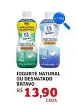 Assaí Atacadista Batavo - iogurte natural ou desnatado oferta