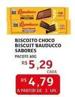 Assaí Atacadista Bauducco - biscoito choco biscuit sabores oferta