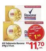 Fort Atacadista Rexona - kit sabonete oferta