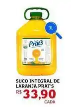 Assaí Atacadista Prat's - suco integral de laranja oferta