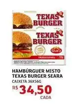 Assaí Atacadista Seara - hambúrguer misto texas burger oferta