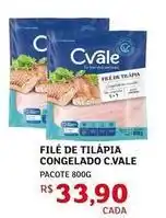 Assaí Atacadista C-vale - filé de tilápia congelado oferta