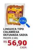 Assaí Atacadista Sadia - linguiça tipo calabresa defumada oferta