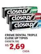 Assaí Atacadista Close up - creme dental triple tipos oferta