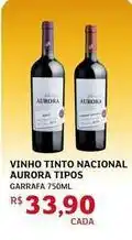 Assaí Atacadista Aurora - vinho tinto nacional tipos oferta