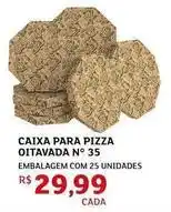 Assaí Atacadista Caixa para pizza oitavada n° 35 oferta